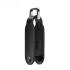 ACEFAST S4 Keychain Tracker – Apple Find My | Anti-Loss Alerts | Anti-Tracking | PU Leather | Share with 5 Devices - Black